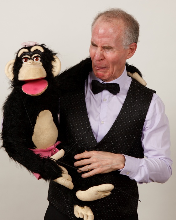 Professional ventriloquist Mark Hellerstein