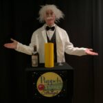 Funny looking scientist