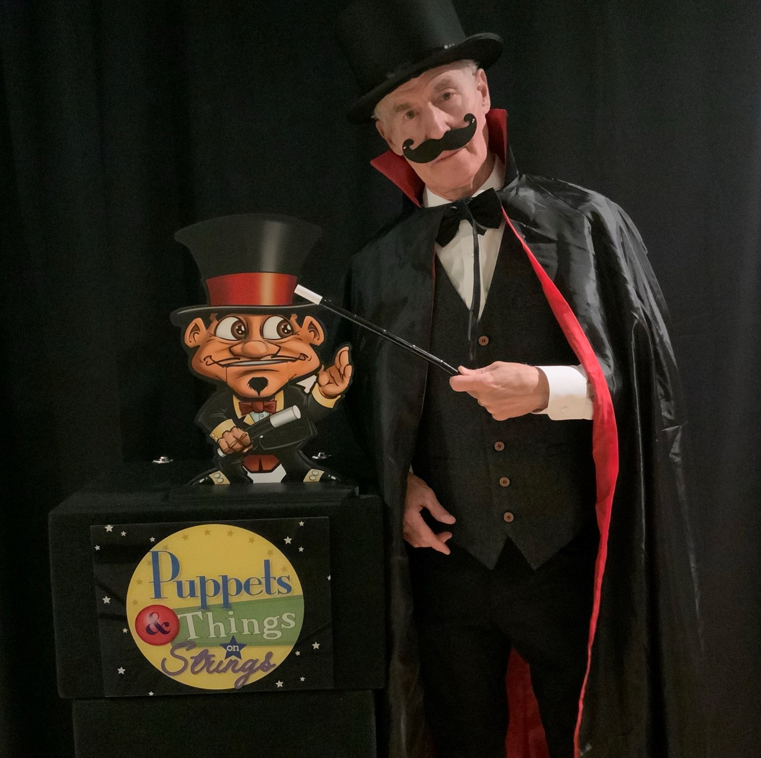 The ventriloquist Jeff Panacloc and his monkey's marionette Jean-Marc  unveils his wax figure at the Musee Grevin on May 06, 2019 in Paris,  France. Photo by Nasser Berzane/ABACAPRESS.COM Stock Photo - Alamy